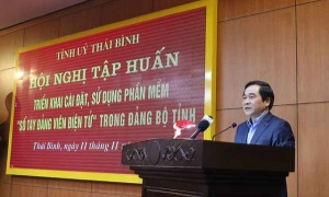 Thái Bình triển khai sâu rộng “Sổ tay đảng viên điện tử”